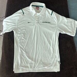 Michigan State Football Nike Men’s Polo Size XS